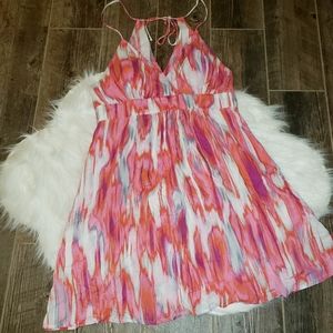 Watercolor summer dress